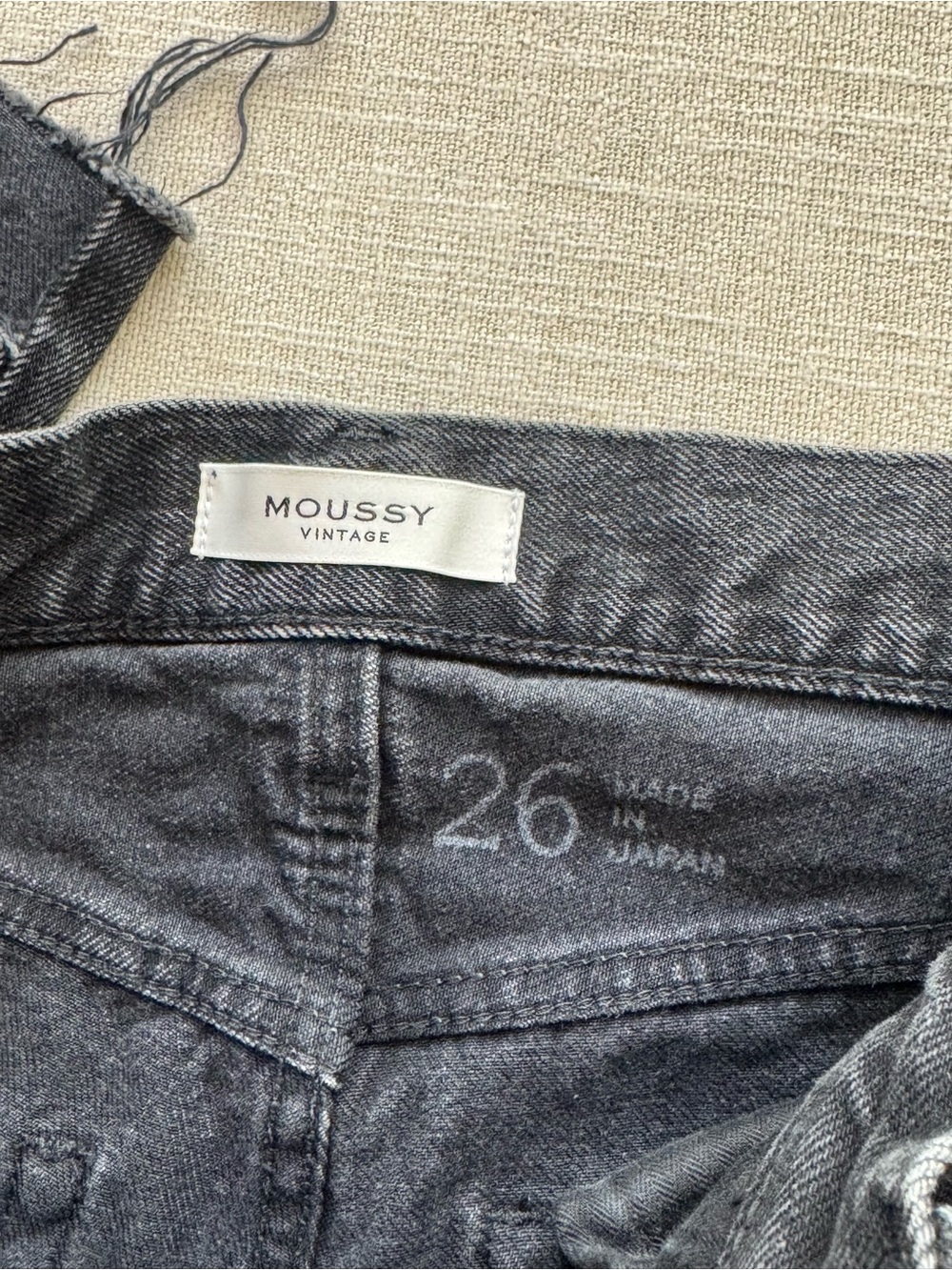 🖤 MOUSSY VINTAGE High-Waisted Denim Black Jeans 26 - Picture 6 of 8
